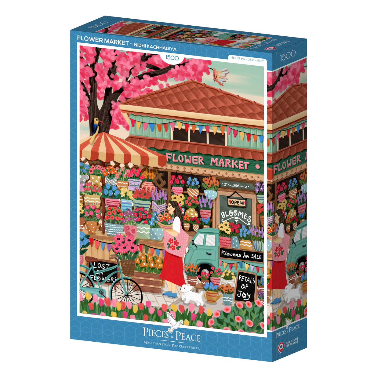 Puzzle 1500 Pièces - Marché aux Fleurs