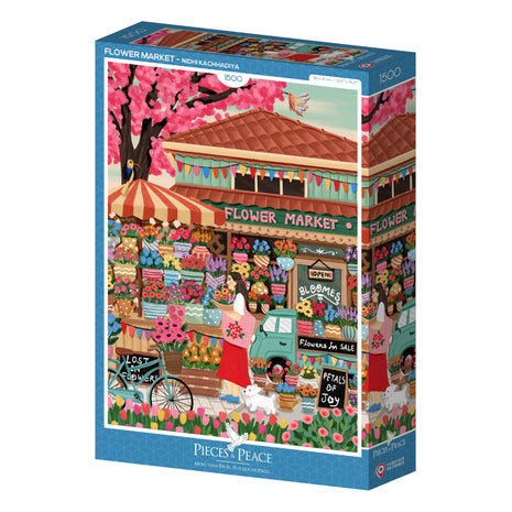 Puzzle 1500 Pièces - Marché aux Fleurs