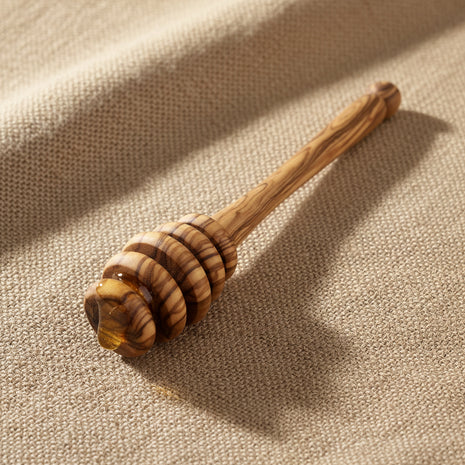 Cuillère à miel artisanale en bois d’olivier