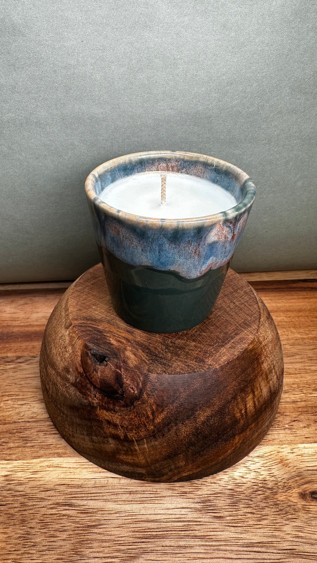 Bougie artisanale parfumée - eucalyptus