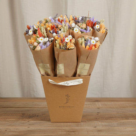 Fleurs séchées - Bouquet Lavande Pêche