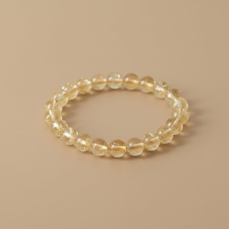 Bracelet pierres naturelles - Citrine - 6mm