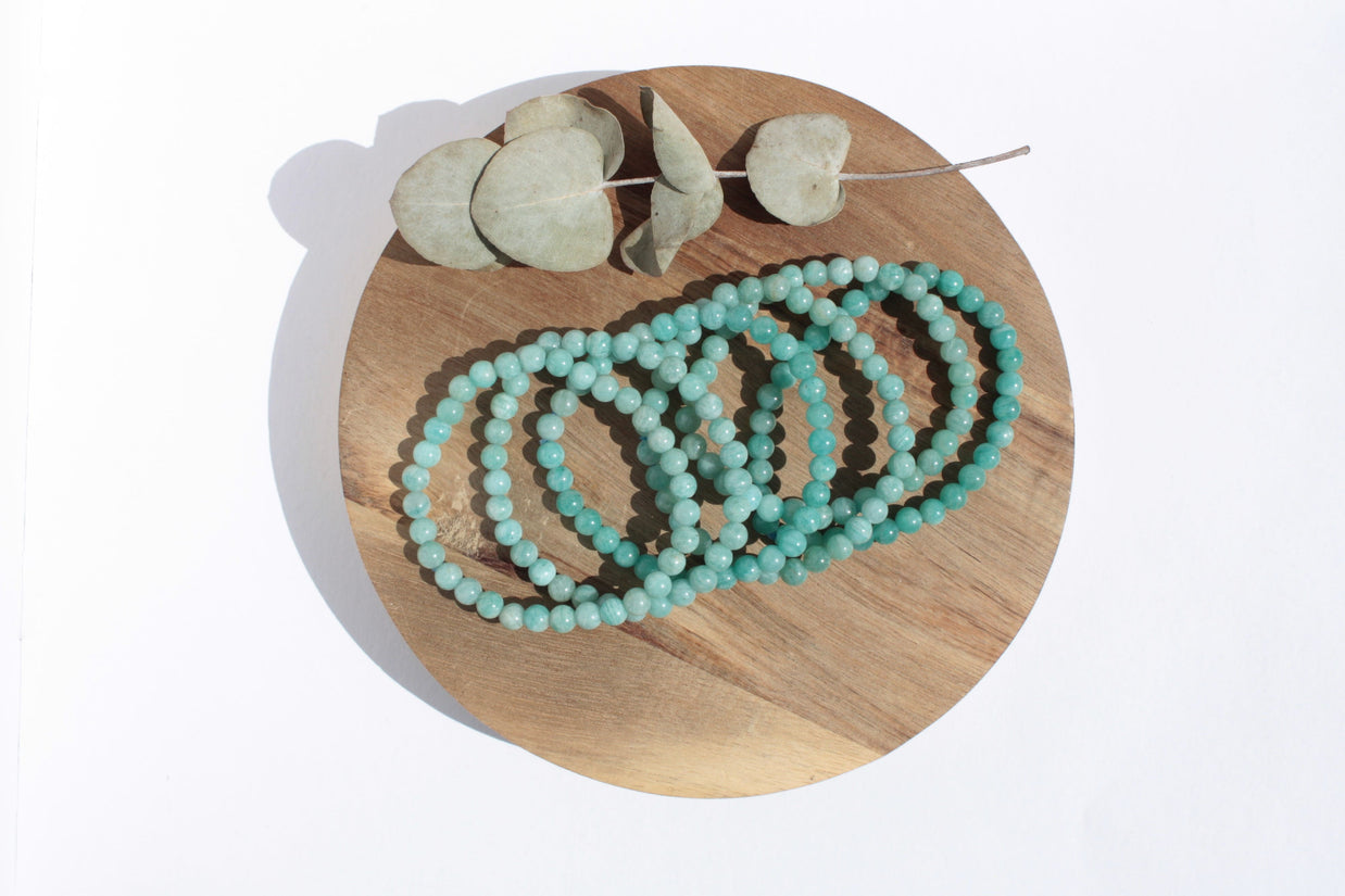 Bracelet pierres naturelles - Amazonite - 6mm