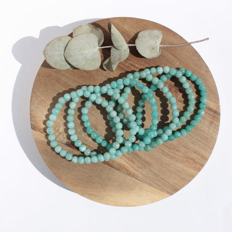 Bracelet pierres naturelles - Amazonite - 6mm