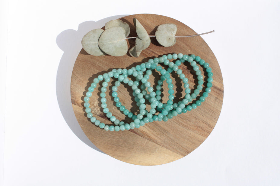 Bracelet pierres naturelles - Amazonite - 6mm