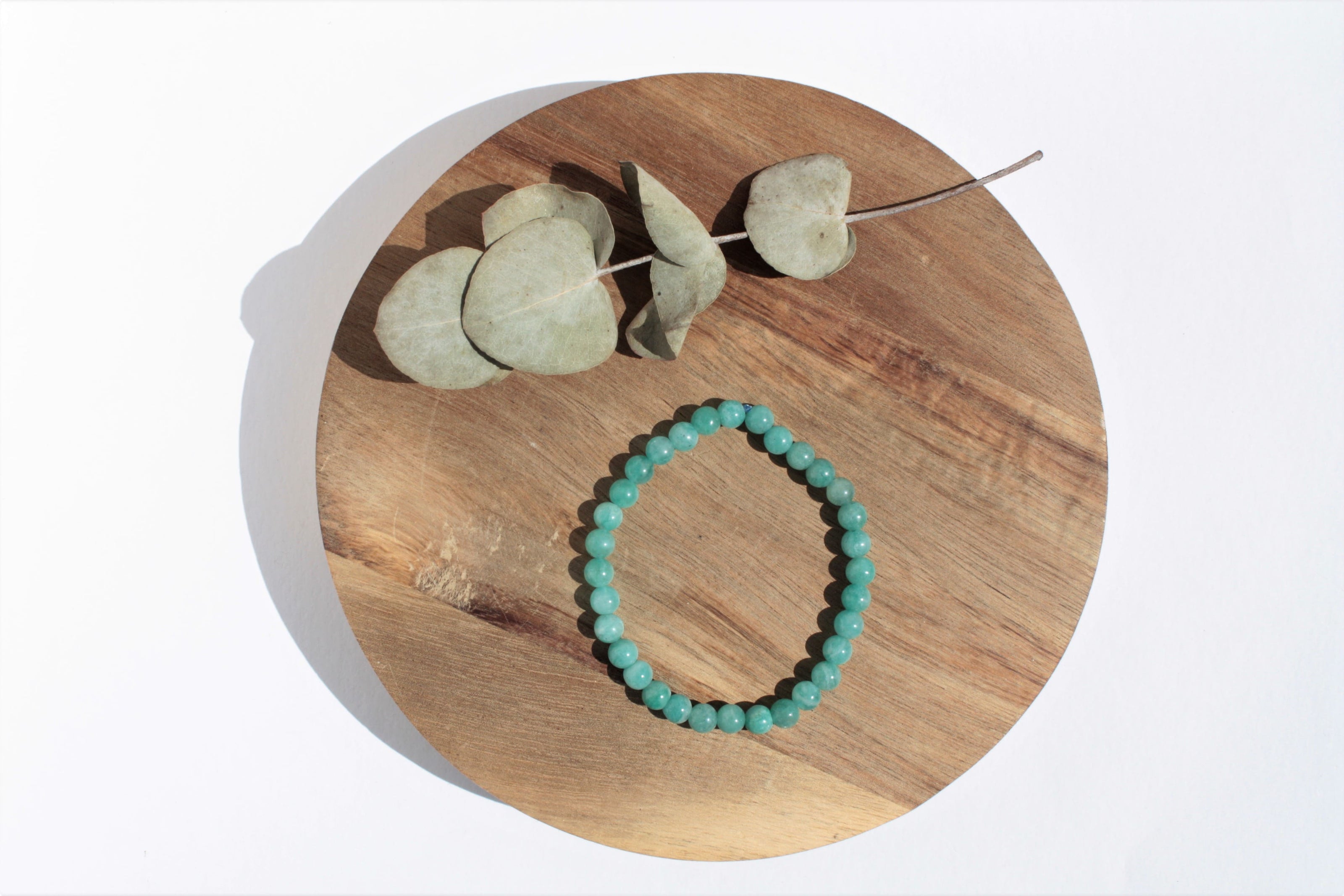 Bracelet pierres naturelles - Amazonite - 6mm