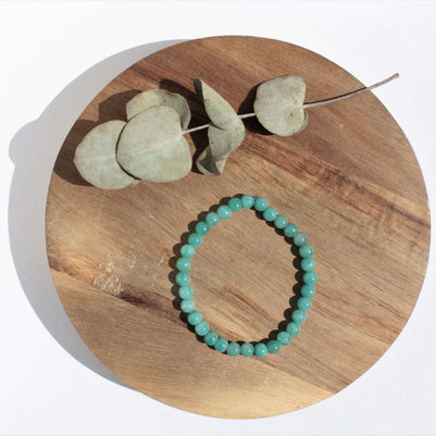 Bracelet pierres naturelles - Amazonite - 6mm