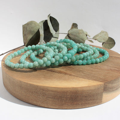 Bracelet pierres naturelles - Amazonite - 6mm