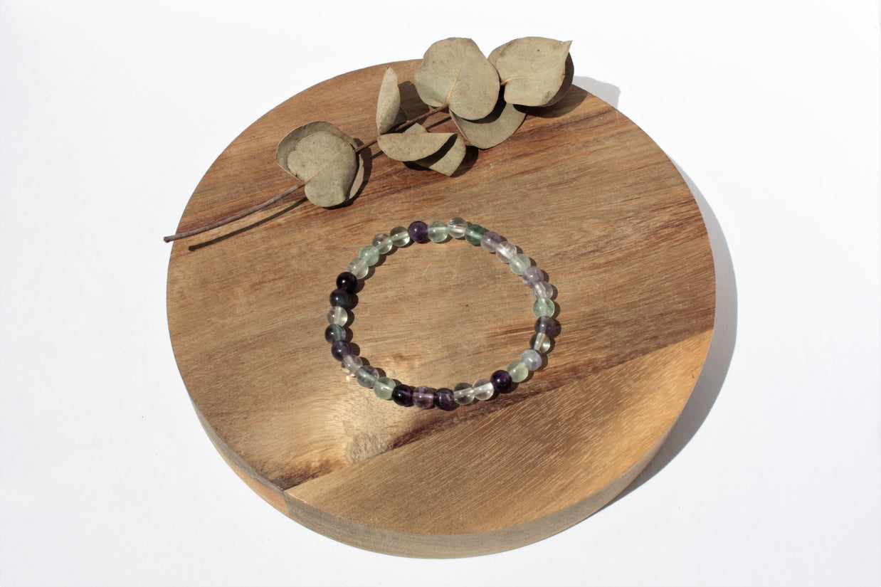 Bracelet pierres naturelles - Fluorite - 6mm