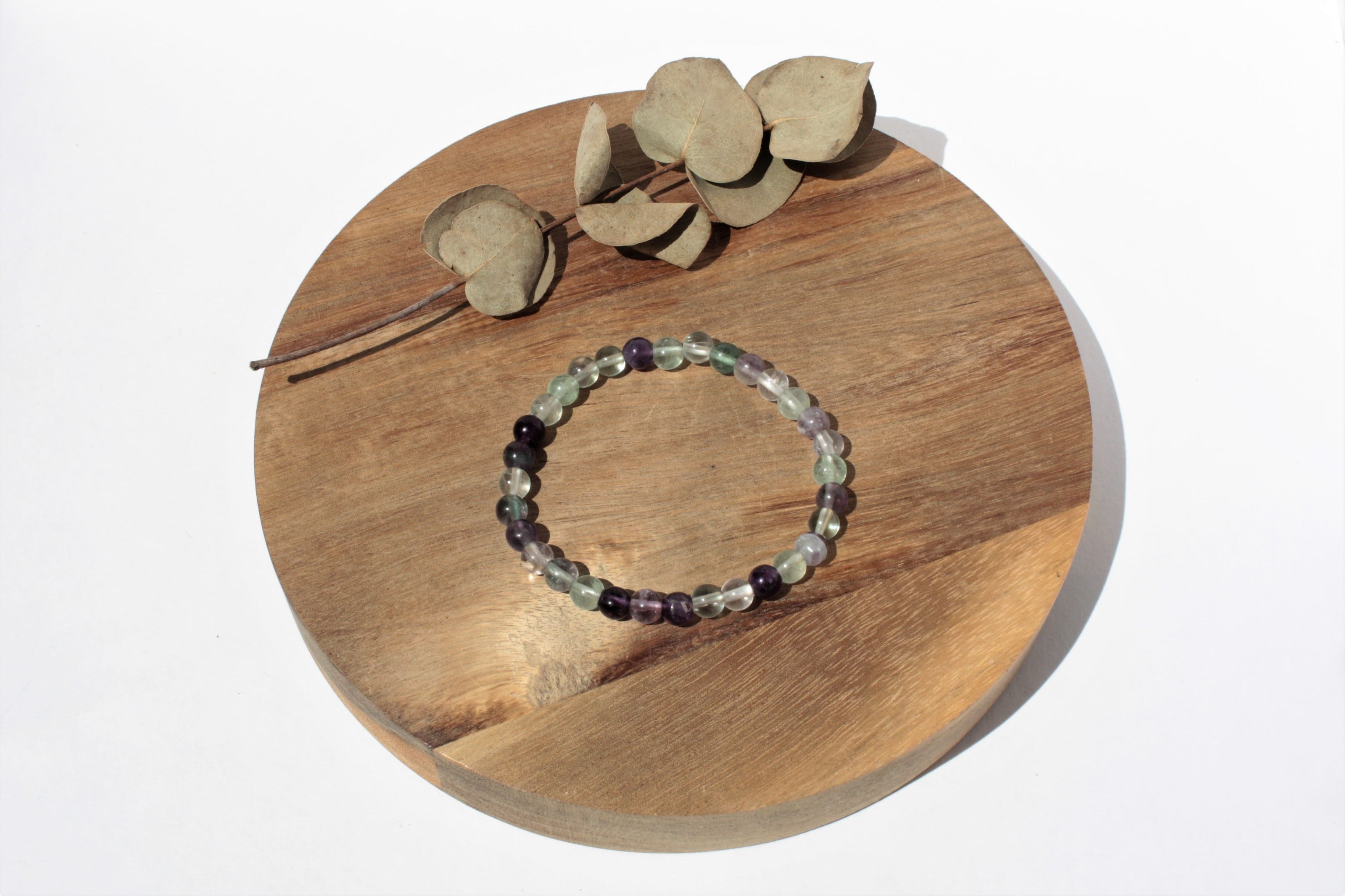Bracelet pierres naturelles - Fluorite - 6mm