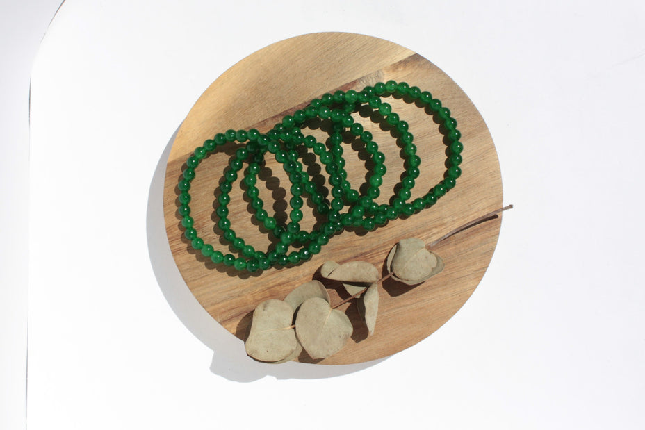 Bracelet pierres naturelles - Jade - 6mm