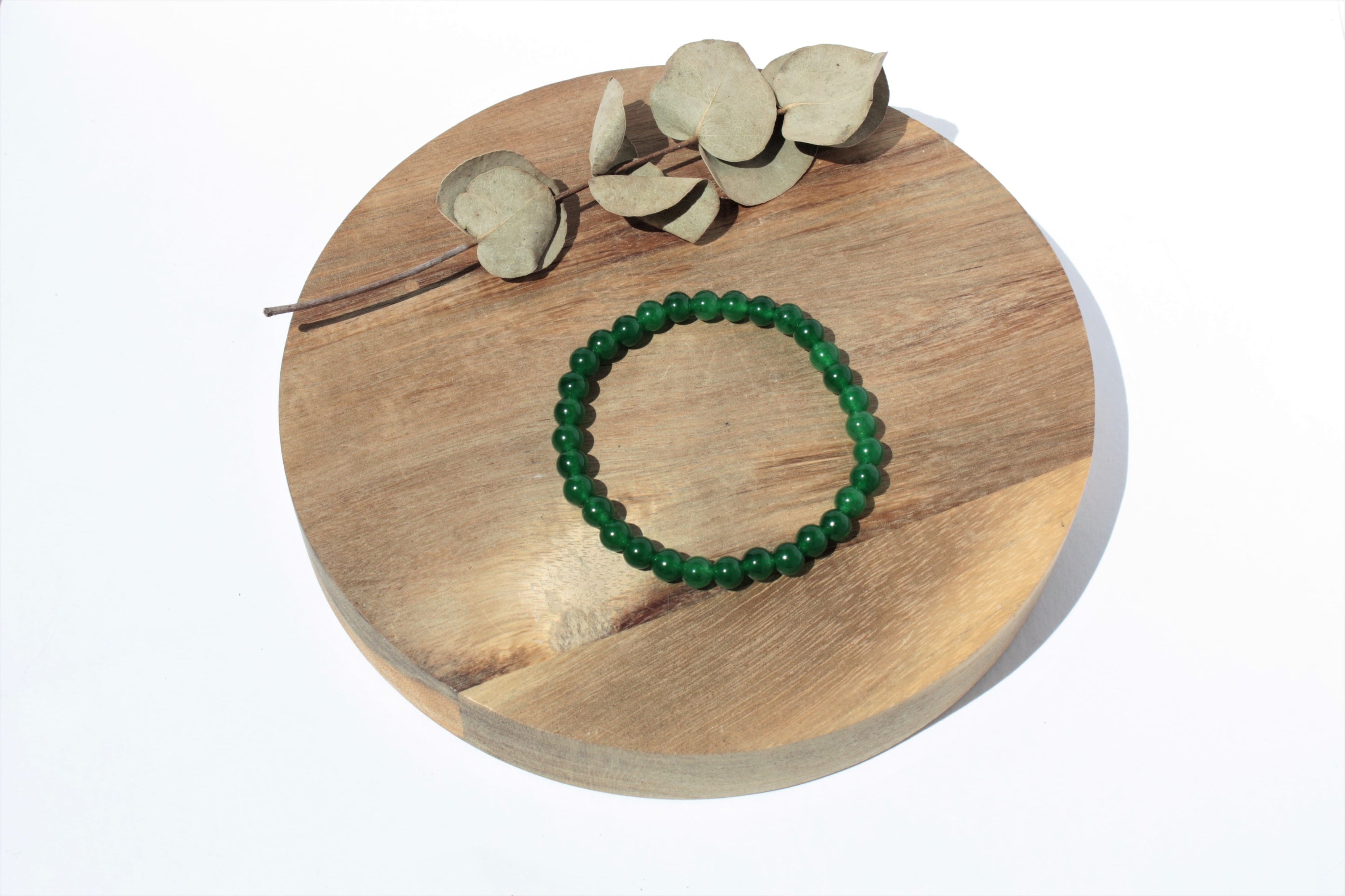 Bracelet pierres naturelles - Jade - 6mm
