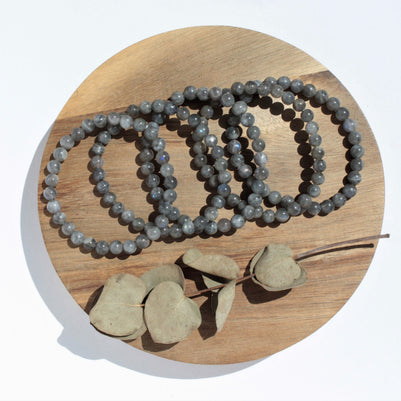 Bracelet pierres naturelles - Labradorite - 6mm