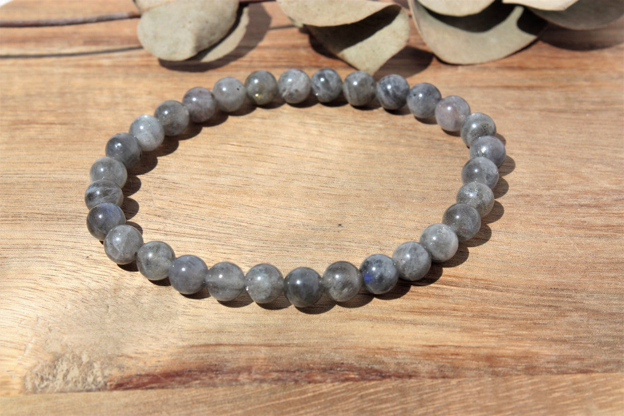 Bracelet pierres naturelles - Labradorite - 6mm