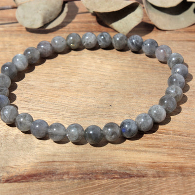 Bracelet pierres naturelles - Labradorite - 6mm