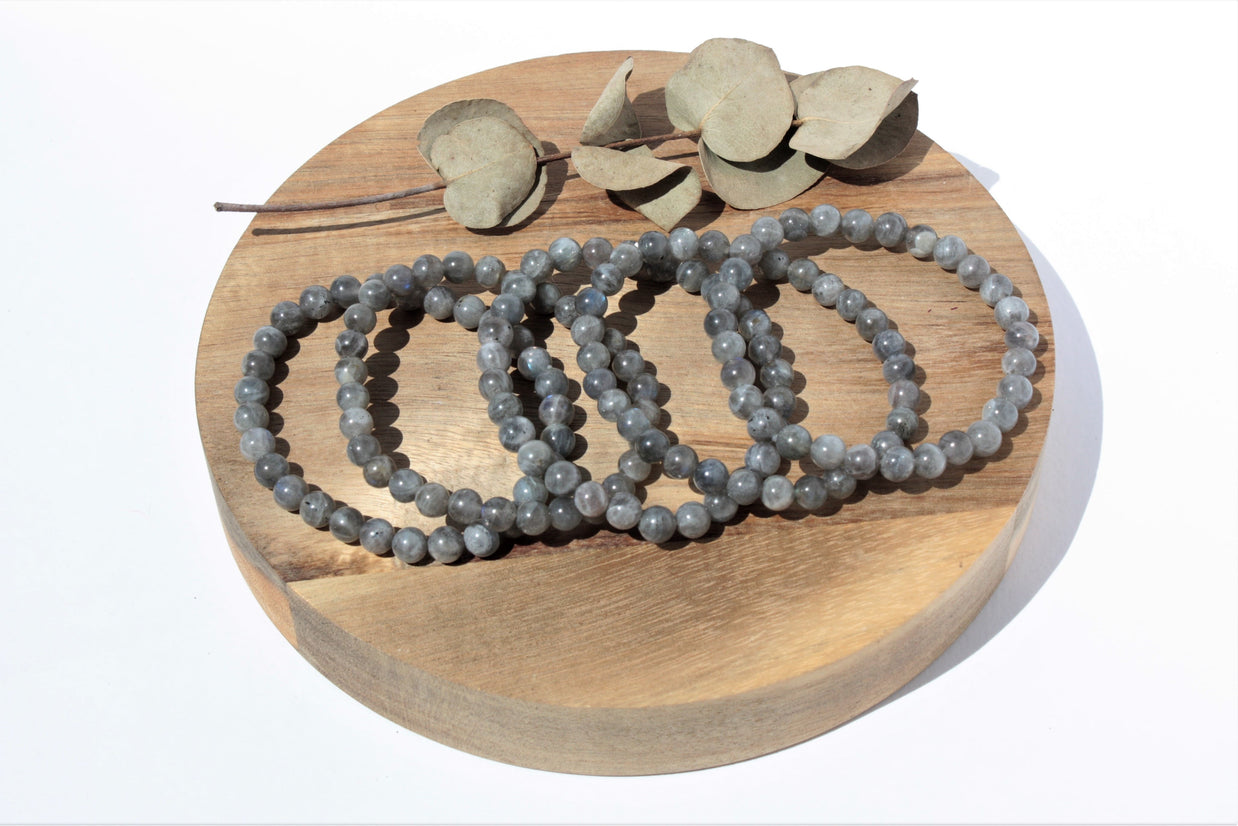 Bracelet pierres naturelles - Labradorite - 6mm