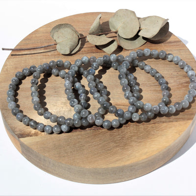 Bracelet pierres naturelles - Labradorite - 6mm