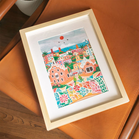 Coffret peinture au numéro - Barcelona par DazlStudio