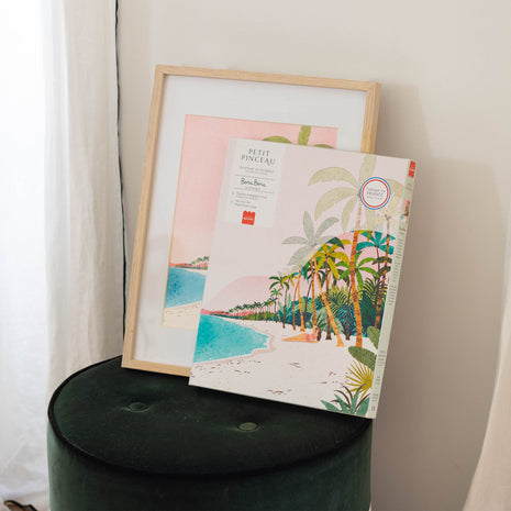 Coffret peinture au numéro - Bora Bora par Tania Garcia