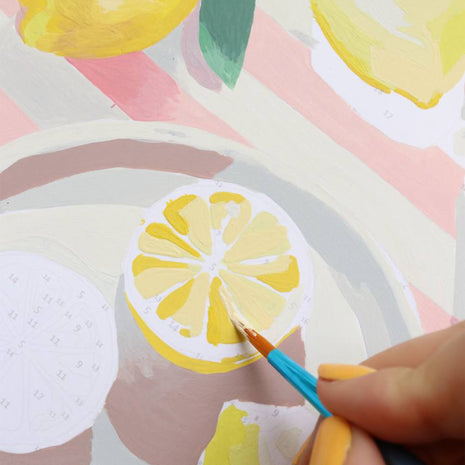Coffret peinture au numéro - Citrons de Menton