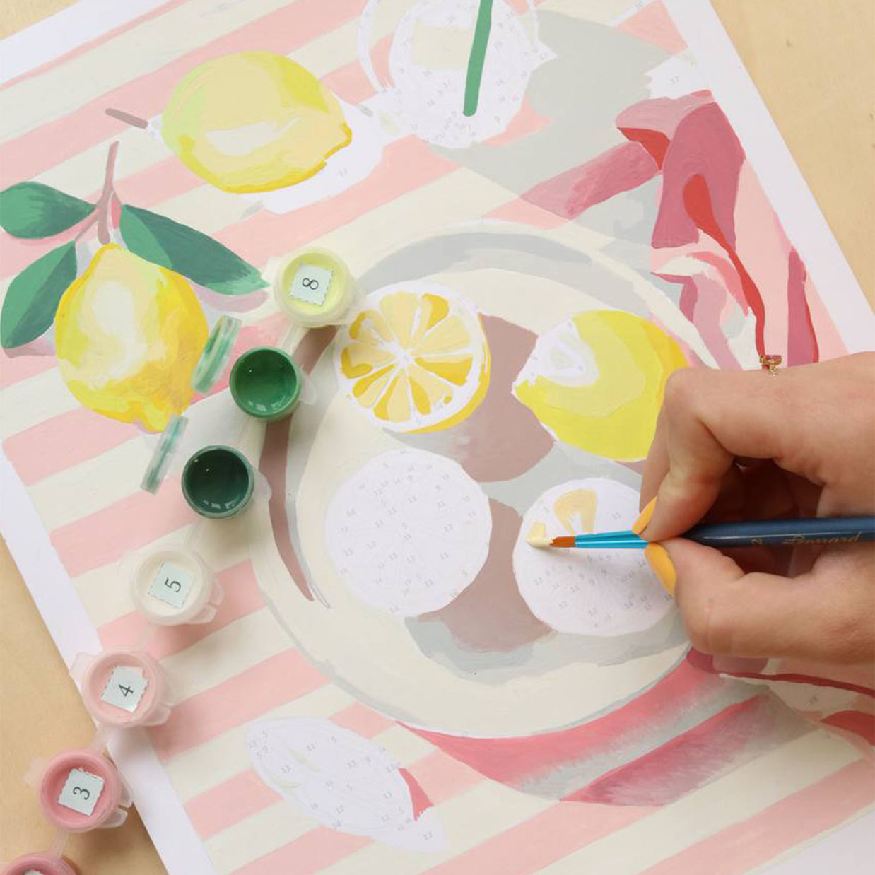 Coffret peinture au numéro - Citrons de Menton