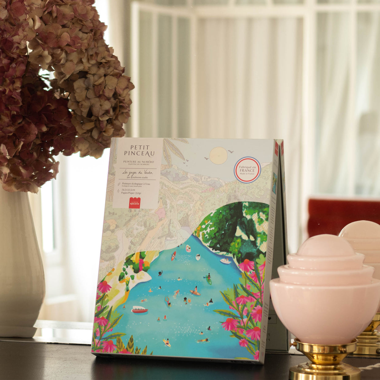 Coffret peinture au numéro - Les Gorges du Verdon par Nolwenn Studio