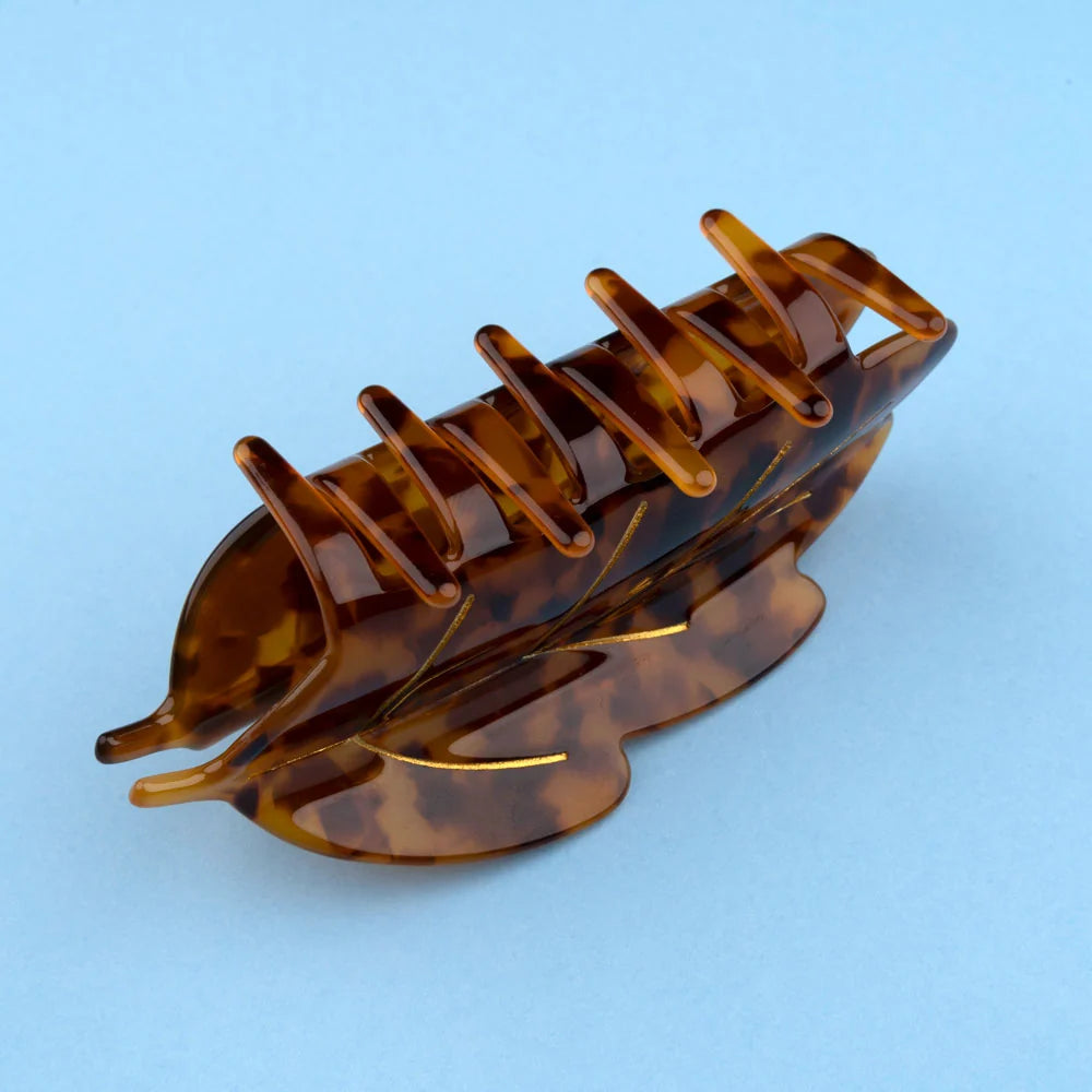 Pince à cheveux feuille