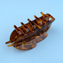 Pince à cheveux feuille