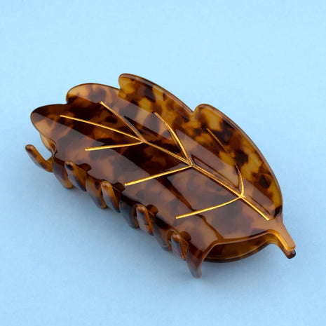 Pince à cheveux feuille
