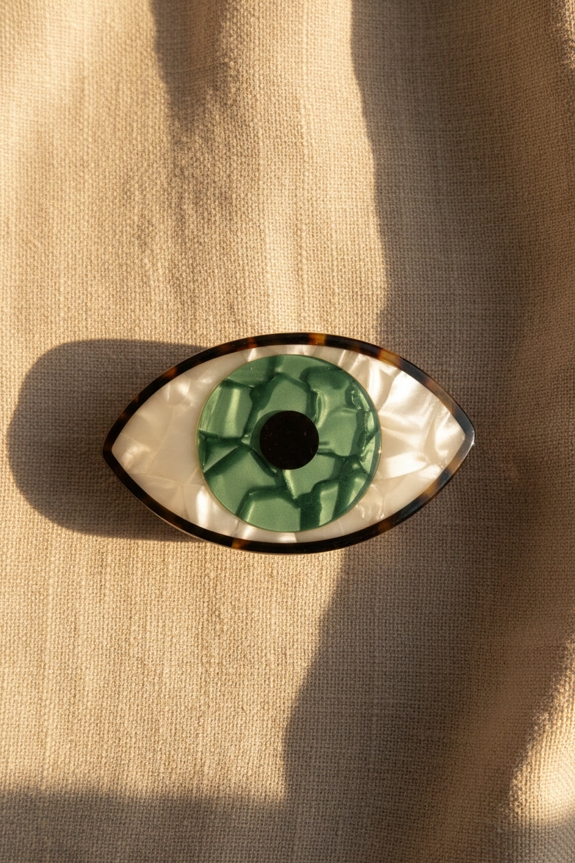 Pince à cheveux Oeil vert