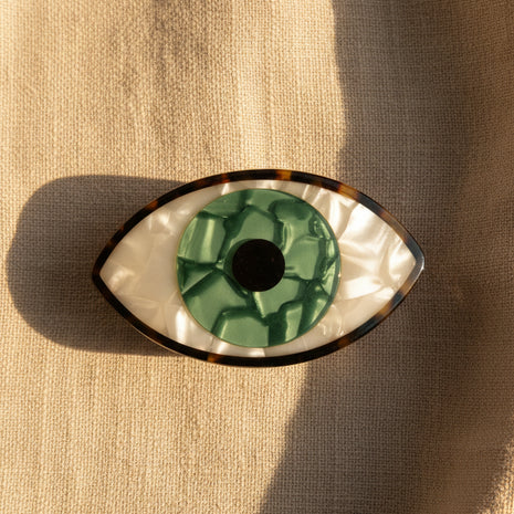 Pince à cheveux Oeil vert