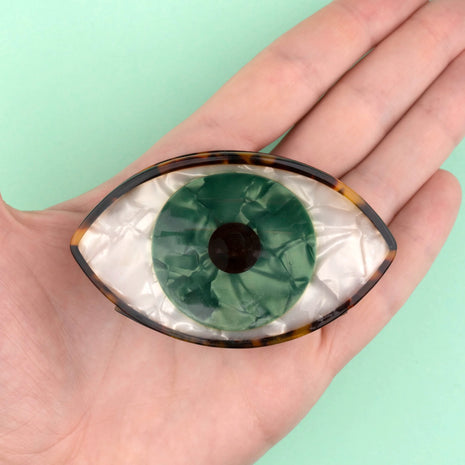 Pince à cheveux Oeil vert