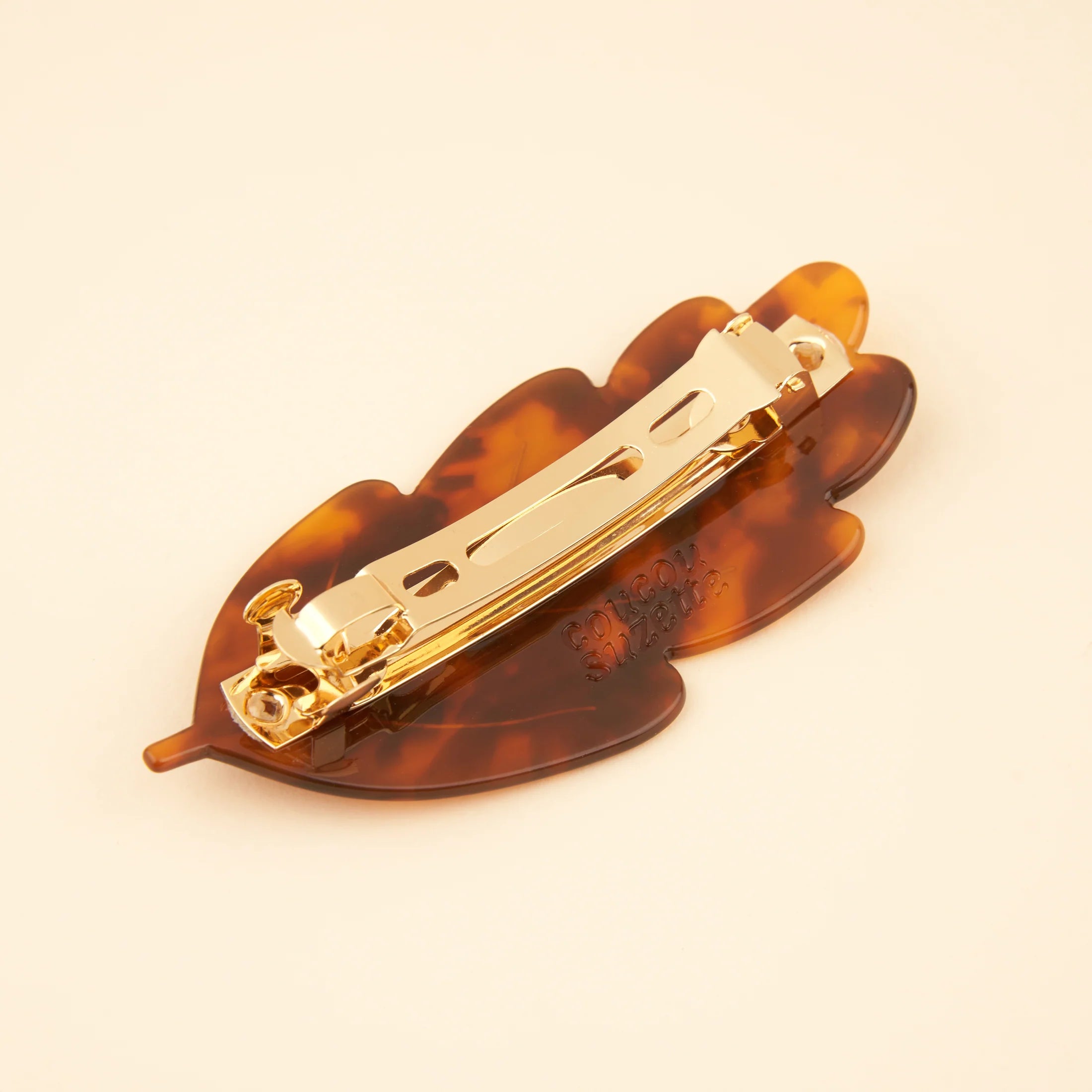 Grande barrette Feuille