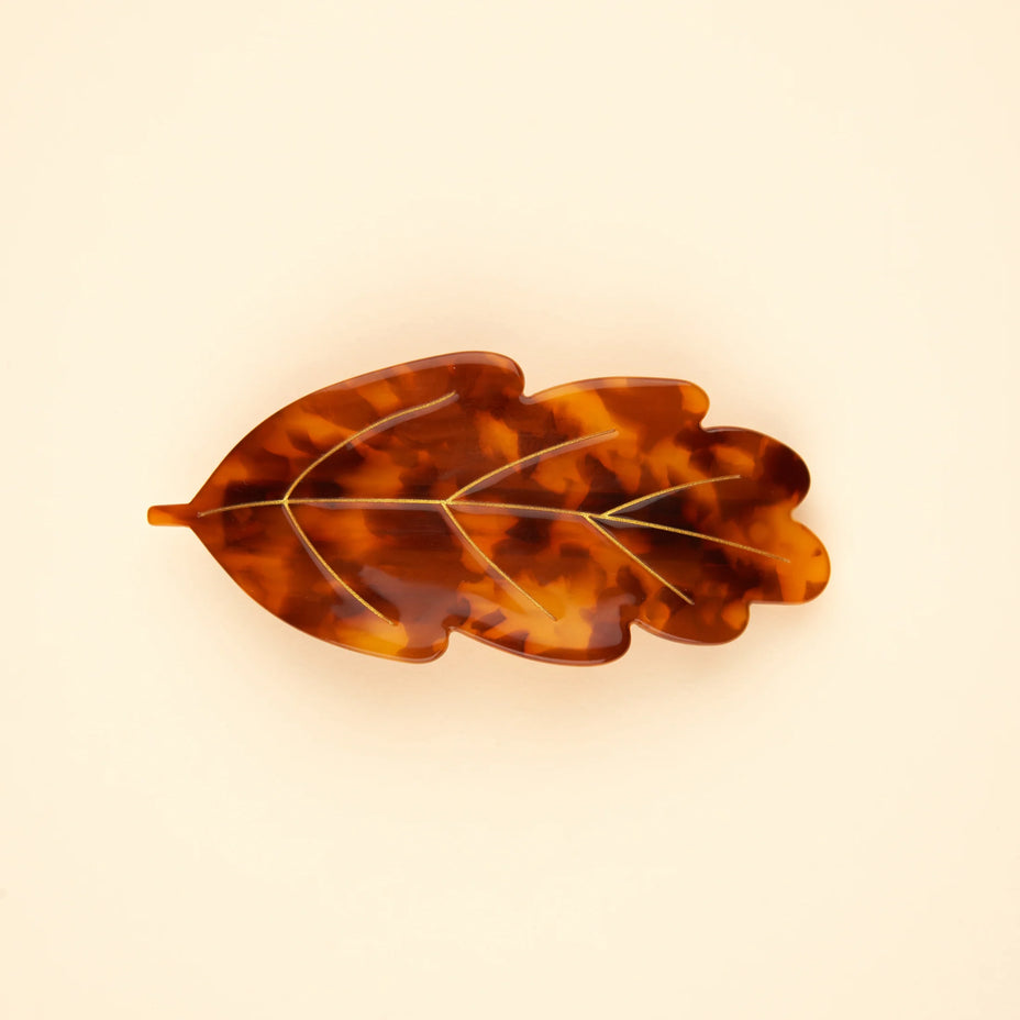 Grande barrette Feuille