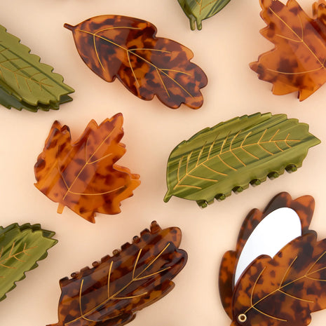 Grande barrette Feuille