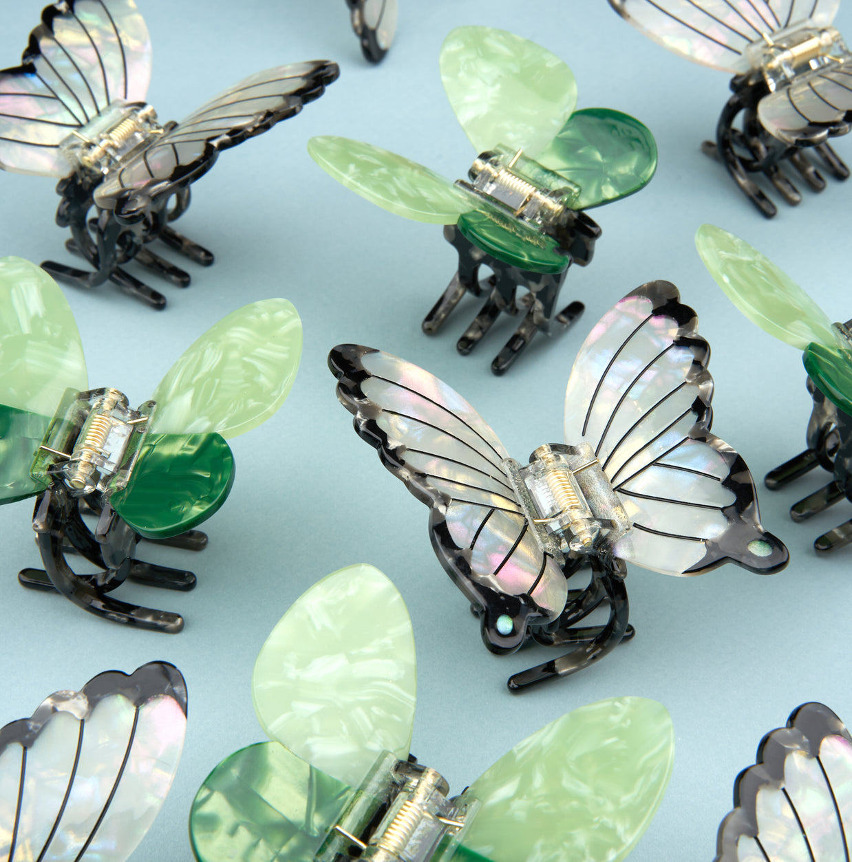 Pince Papillon irisé