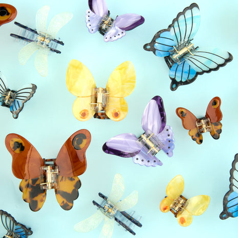 Mini pince papillon violet