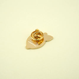 Pin's émaillé Citron à paillettes