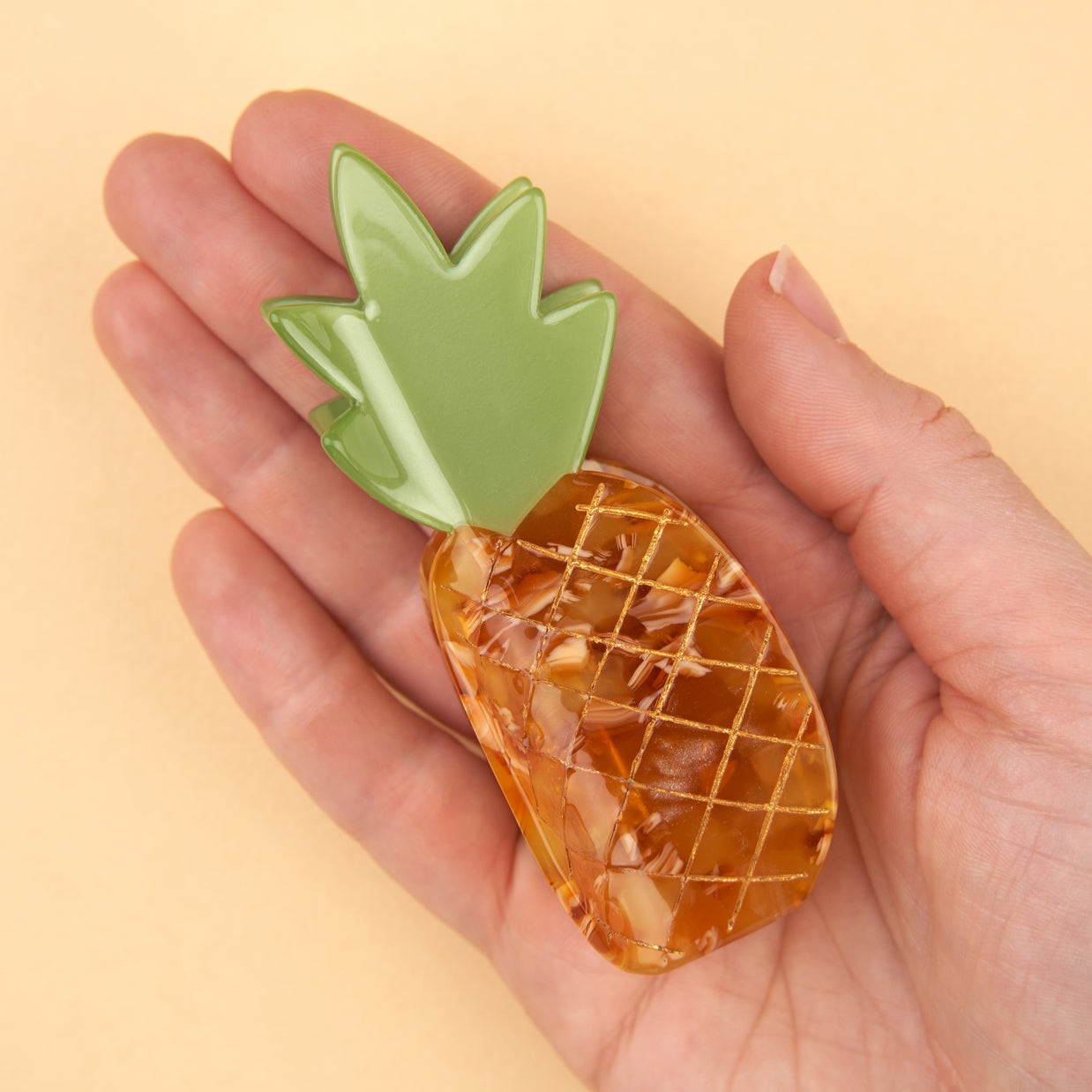 Pince à cheveux Ananas
