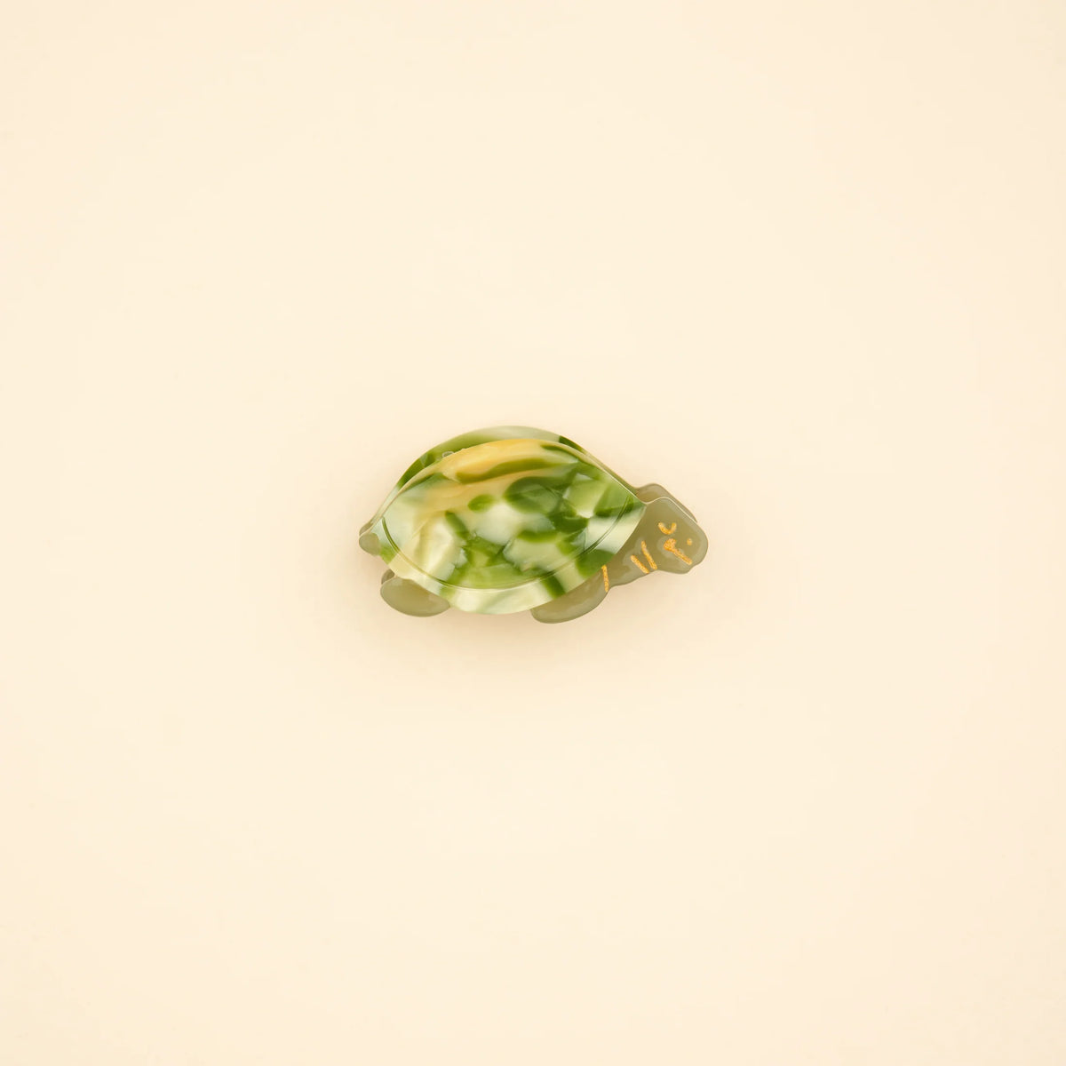 Mini pince à cheveux tortue