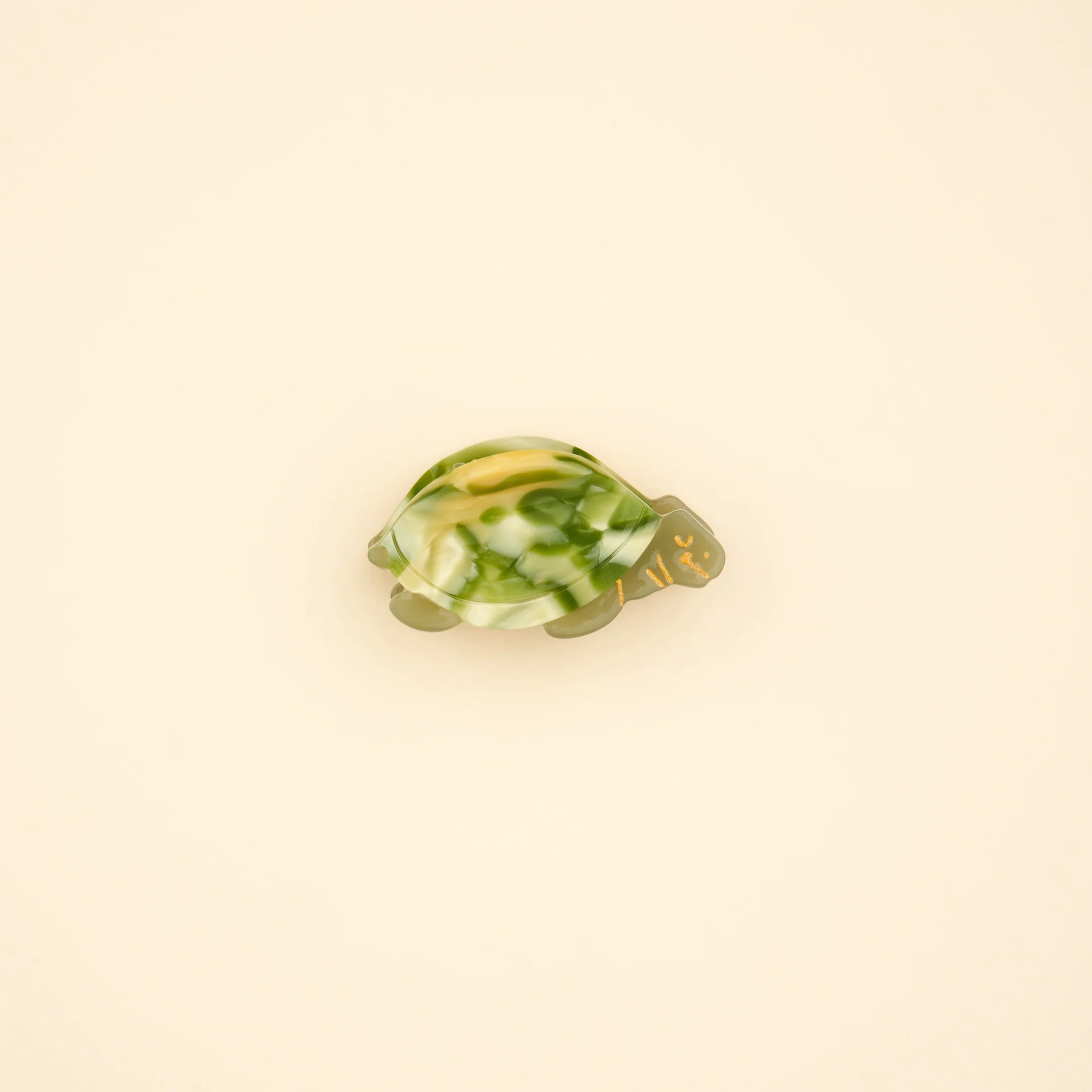 Mini pince à cheveux tortue
