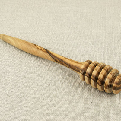 cuillère miel artisanale en bois d'olivier