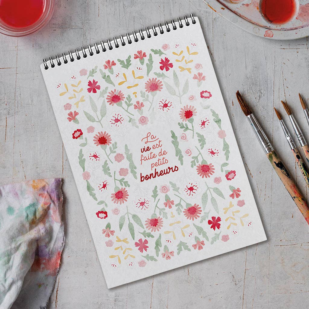 Coloring Book A4 - Petits bonheurs