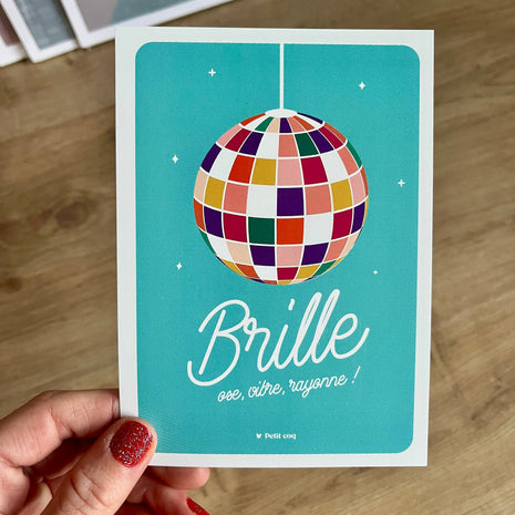 Carte postale Brille