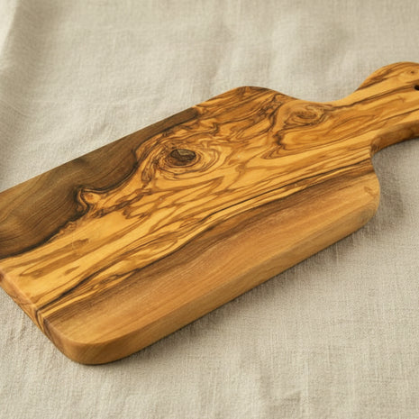 Planche en bois d'olivier