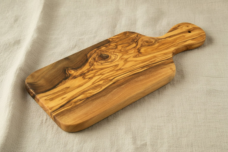 Planche en bois d'olivier