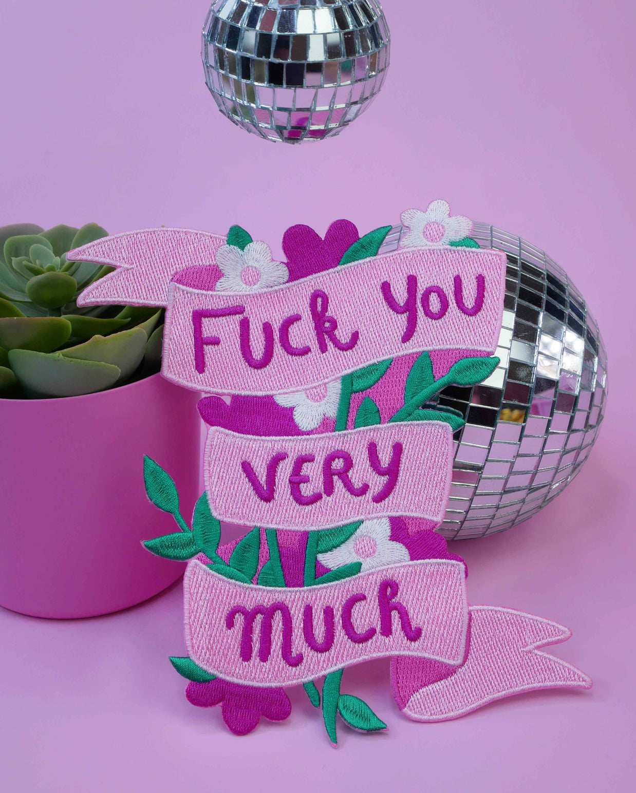 Patch Thermocollant F*ck You Very Much XL