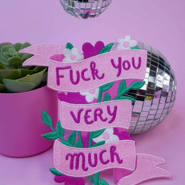 Patch Thermocollant F*ck You Very Much XL