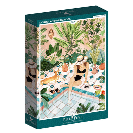 Puzzle 1000 pièces - Moroccan Dipping Pool