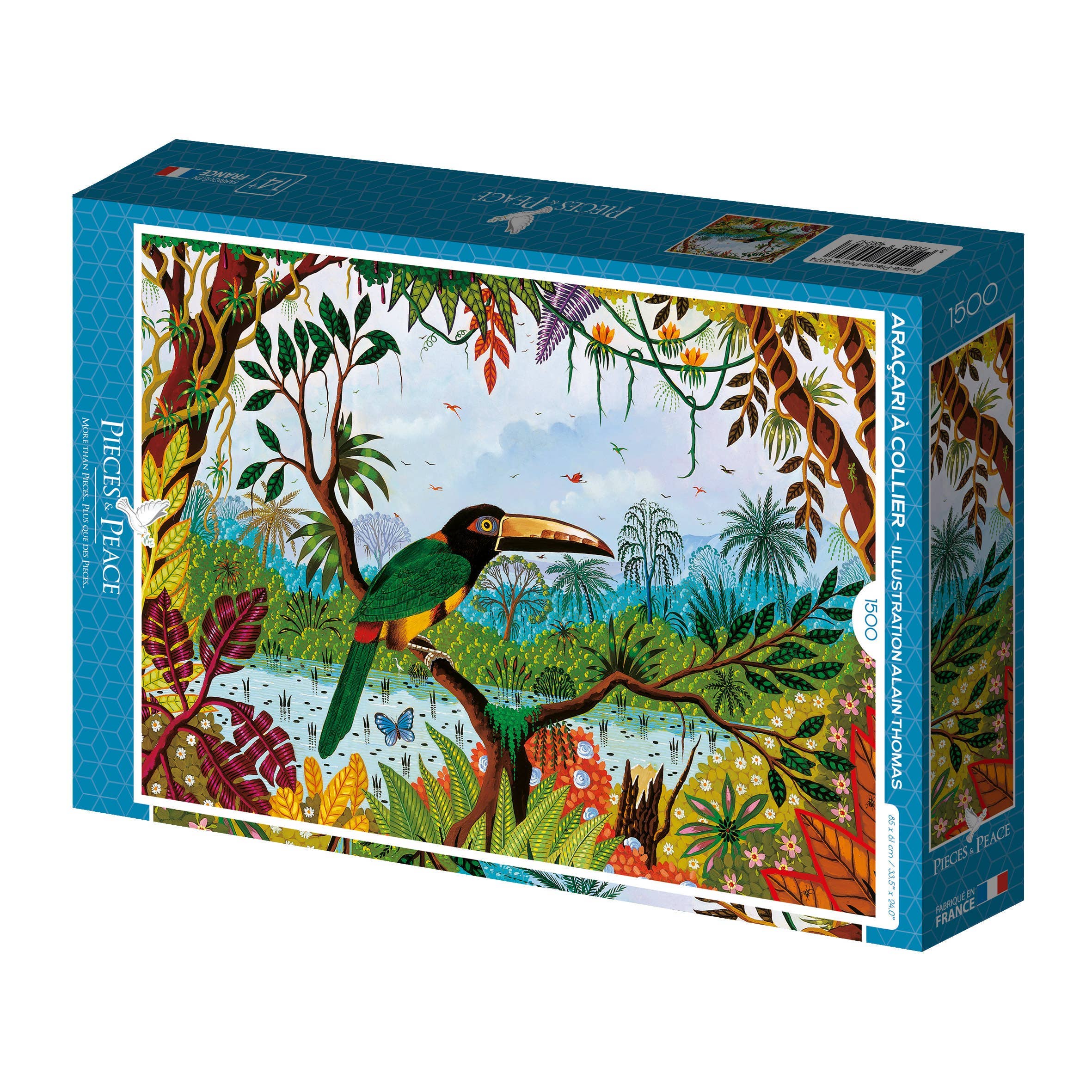 Puzzle 1500 Pièces - Araçari à Collier